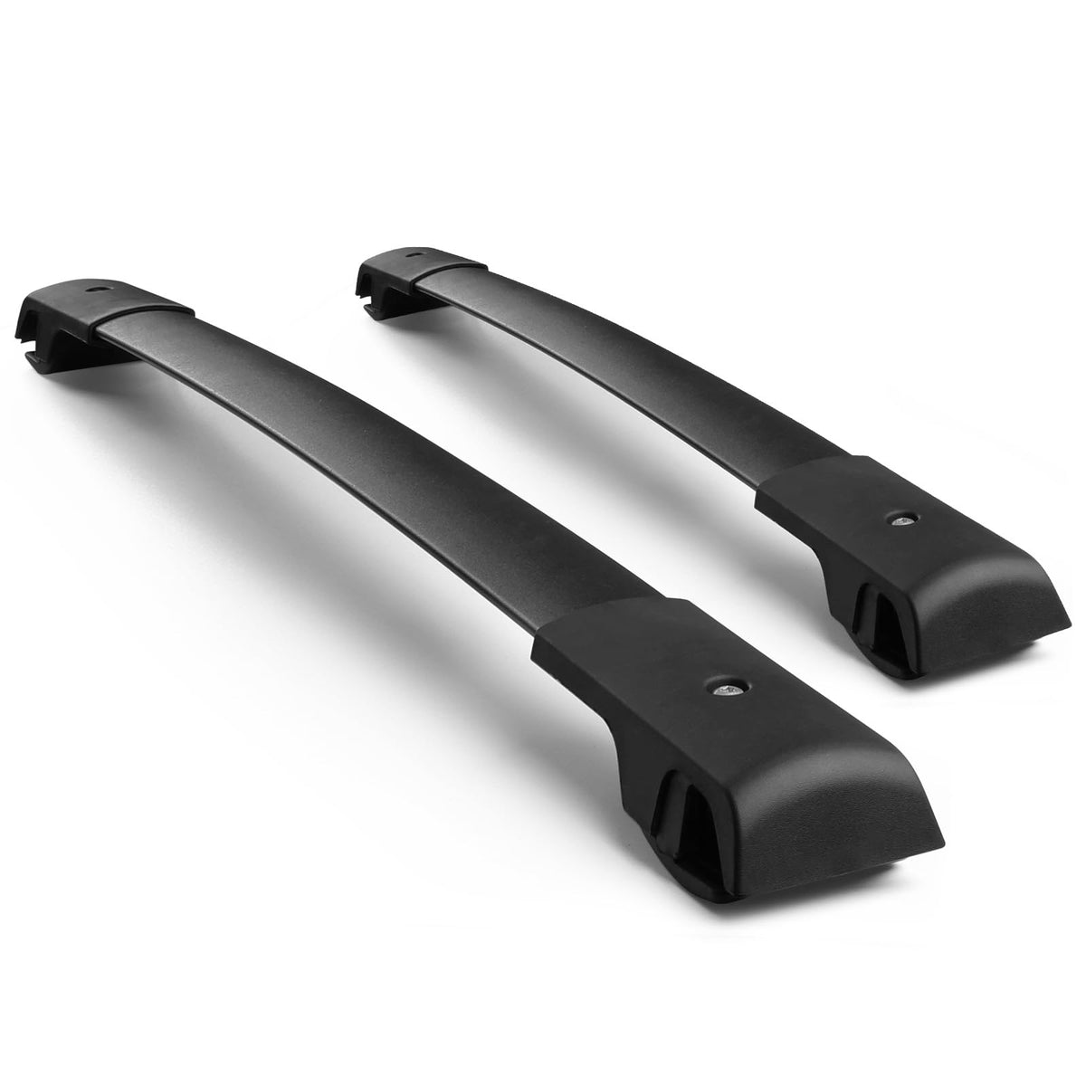 Roof Rack Cross Bars Compatible with Subaru Forester 2014-2024 Fits Subaru forester 2014-2024 with Factory Raised Rails. Metal Cross Bars Hold 200 Lb; Not for Wilderness or Bare Roofs