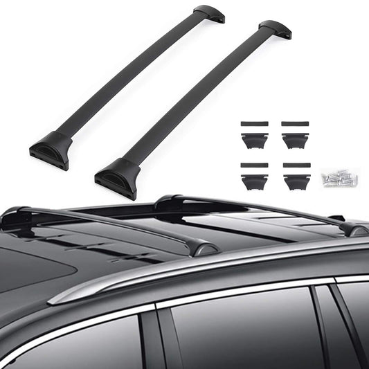 Roof Rack Cross Bars Compatible with Honda Pilot 2016-2022, 2Pcs Fits Honda Pilot 2016-2022 with Factory Raised Side Rails. Aluminum Cross Bars Hold up to 165 Lb for Cargo and Gear.